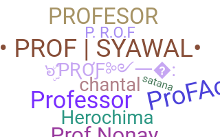 Nama panggilan - Prof