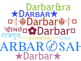 Nama panggilan - Darbar