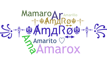 Nama panggilan - Amaro