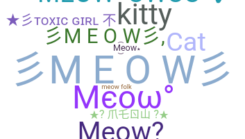 Nama panggilan - meow