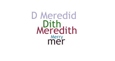 Nama panggilan - Meredith