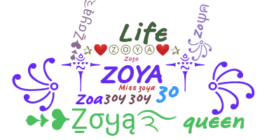 Nama panggilan - Zoya