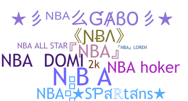 Nama panggilan - NBA