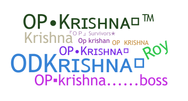 Nama panggilan - Opkrishna