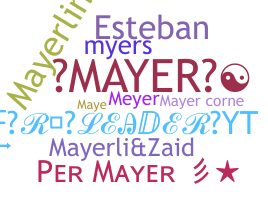 Nama panggilan - Mayer