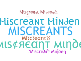 Nama panggilan - MIScreant