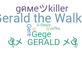 Nama panggilan - Gerald
