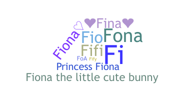 Nama panggilan - Fiona