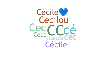 Nama panggilan - Cecile