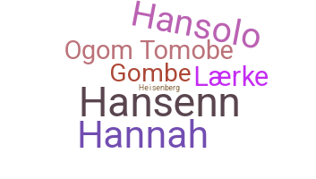 Nama panggilan - Hansen