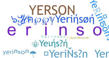 Nama panggilan - Yerinson