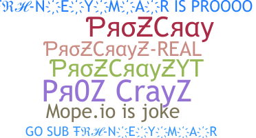 Nama panggilan - ProZCrayZ