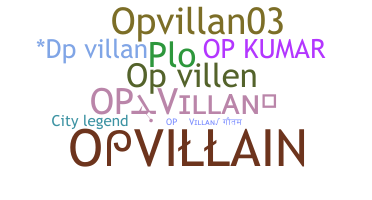Nama panggilan - Opvillan