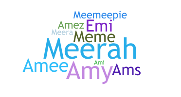 Nama panggilan - Ameerah
