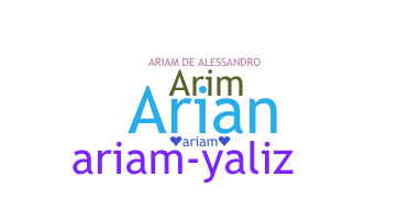 Nama panggilan - Ariam
