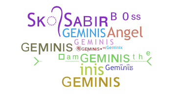 Nama panggilan - geminis