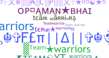 Nama panggilan - TeamWarriors