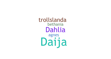 Nama panggilan - Dahlia