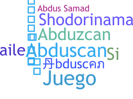 Nama panggilan - Abduscan
