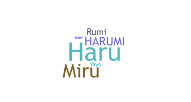 Nama panggilan - Harumi