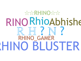 Nama panggilan - Rhino