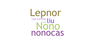 Nama panggilan - Leonor
