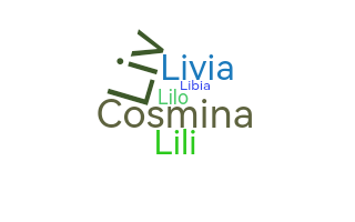 Nama panggilan - Livia