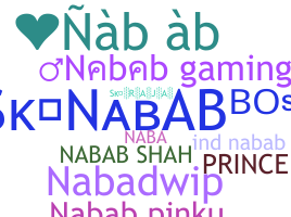 Nama panggilan - Nabab