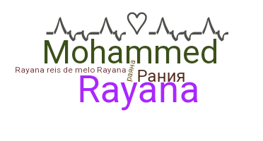 Nama panggilan - Rayana