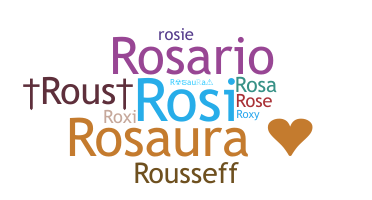 Nama panggilan - Rosaura