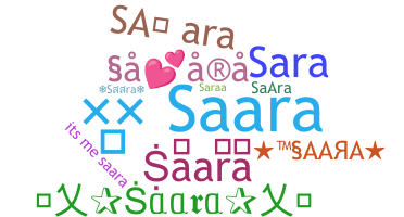 Nama panggilan - Saara