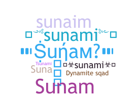 Nama panggilan - Sunami