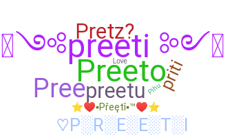 Nama panggilan - Preeti