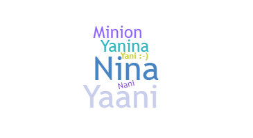 Nama panggilan - Yanina