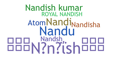 Nama panggilan - Nandish