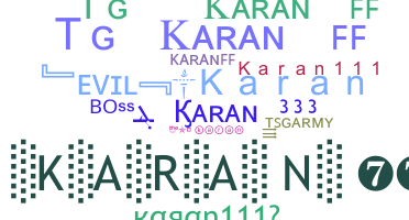 Nama panggilan - Karan111