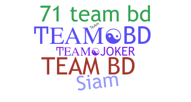 Nama panggilan - teamBD