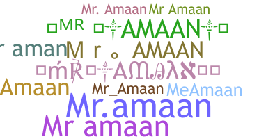 Nama panggilan - mrAMAAN