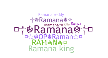Nama panggilan - Ramana
