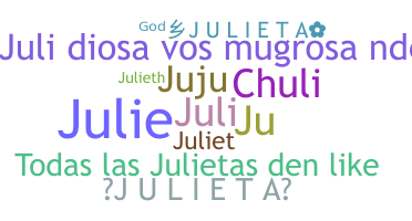 Nama panggilan - Julieta