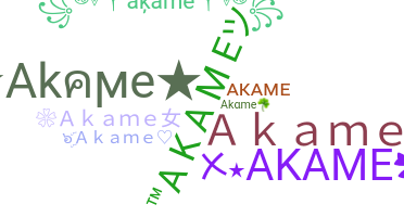 Nama panggilan - Akame