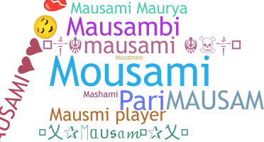 Nama panggilan - Mausami