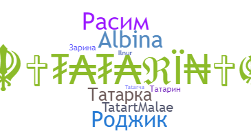 Nama panggilan - Tatar