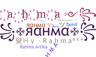 Nama panggilan - Rahma