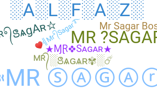Nama panggilan - MrSagar