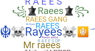 Nama panggilan - Raees