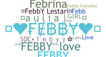 Nama panggilan - Febby