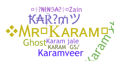 Nama panggilan - Karam