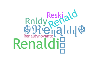 Nama panggilan - Renaldy