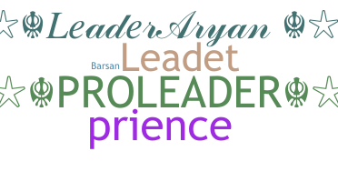 Nama panggilan - LeaderAryan